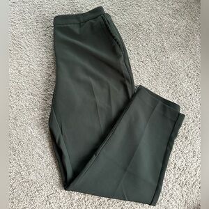 Green dress pants
